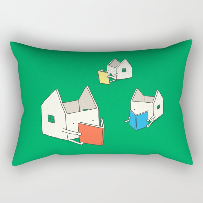 Every house has it's own story Rectangular Pillow Gallery Image 1