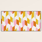 delilah, chevron pattern Desk Mat Gallery Image 3