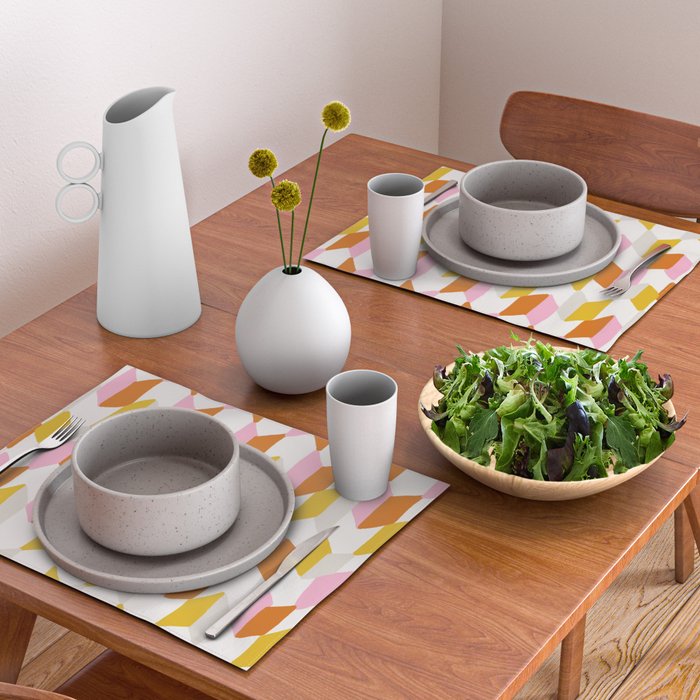 delilah, chevron pattern Placemat Gallery Image 2