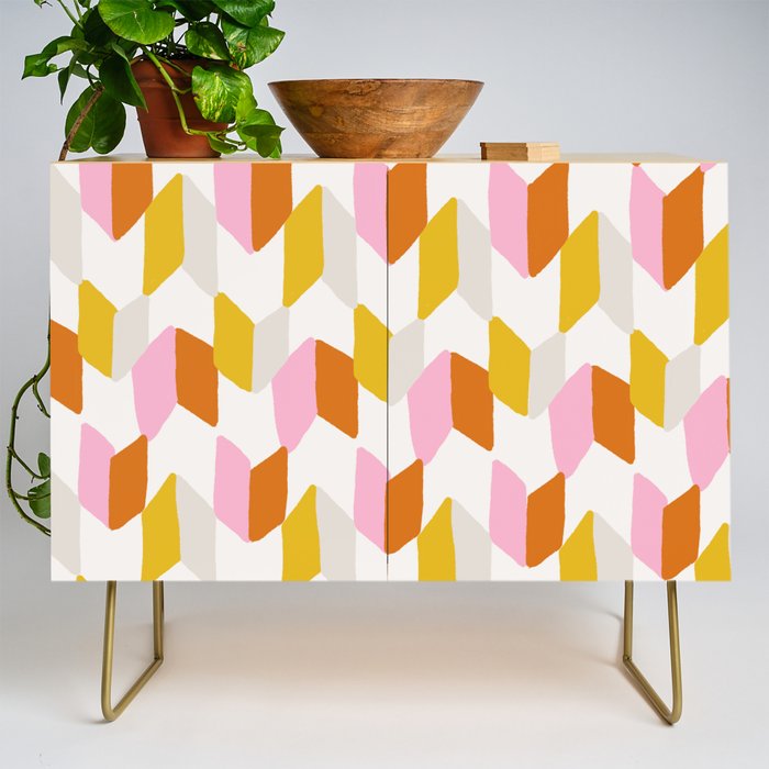 delilah, chevron pattern Credenza Gallery Image 1