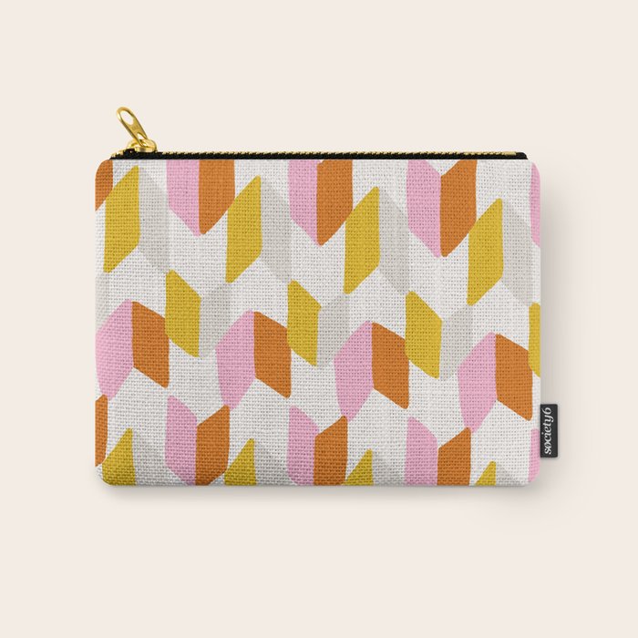delilah, chevron pattern Carry All Pouch Gallery Image 1