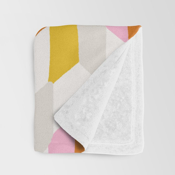 delilah, chevron pattern Throw Blanket Gallery Image 3