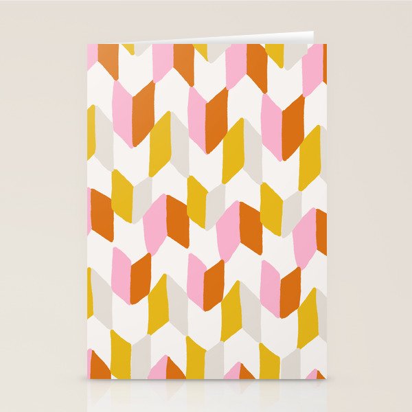delilah, chevron pattern Stationery Card Gallery Image 2