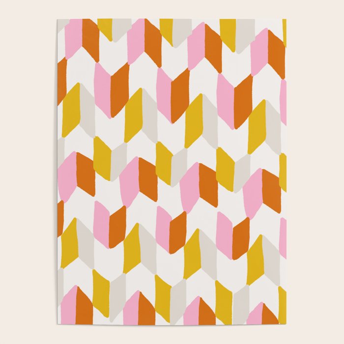 delilah, chevron pattern Poster Gallery Image 1