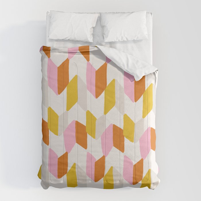 delilah, chevron pattern Comforter Gallery Image 6