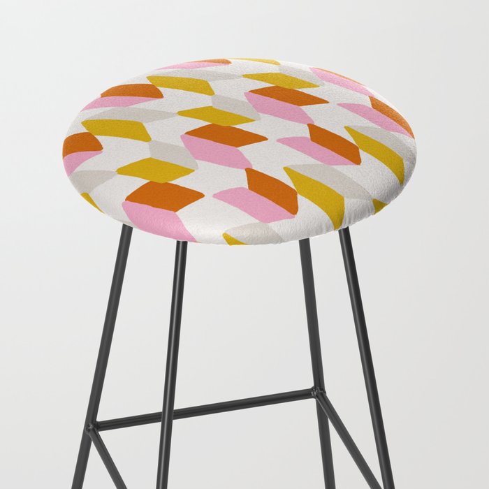 delilah, chevron pattern Stool Gallery Image 2