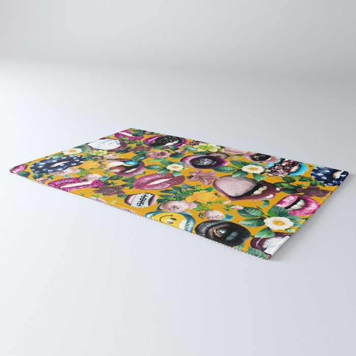 Sexy Floral Garden Rug Gallery Image 3