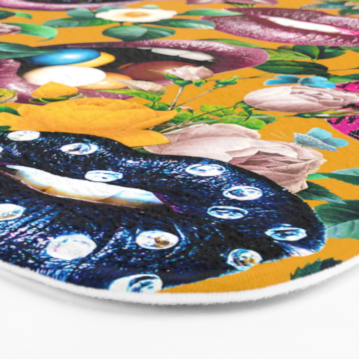 Sexy Floral Garden Bath Mat Gallery Image 3