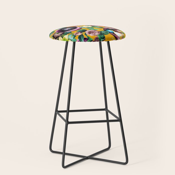 Sexy Floral Garden Stool Gallery Image 1