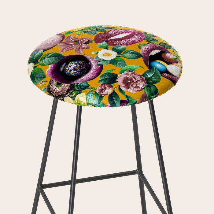 Sexy Floral Garden Stool Gallery Image 2