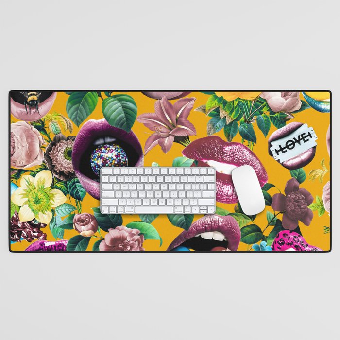 Sexy Floral Garden Desk Mat Gallery Image 1