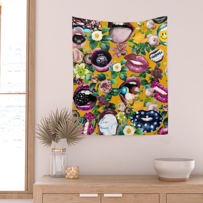 Sexy Floral Garden Wall Tapestry Gallery Image 2
