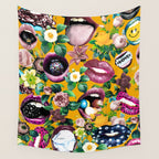 Sexy Floral Garden Wall Tapestry Gallery Image 4