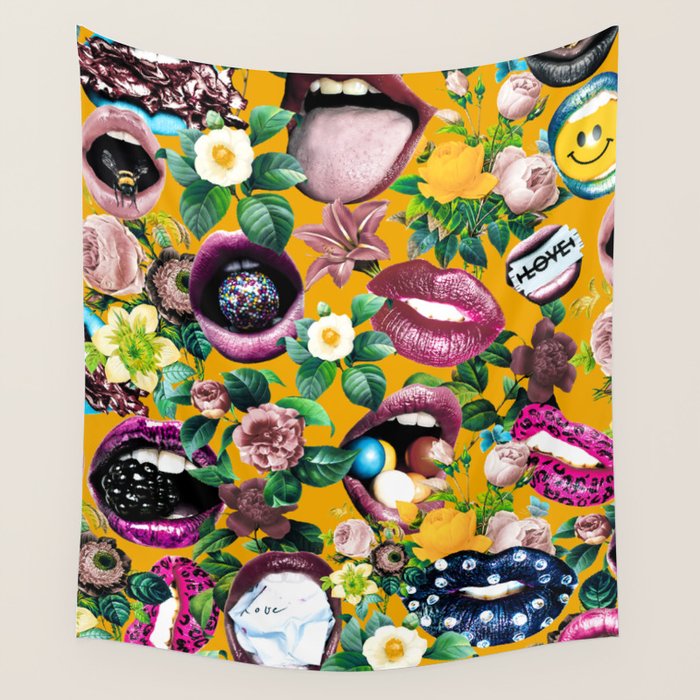 Sexy Floral Garden Wall Tapestry Gallery Image 4