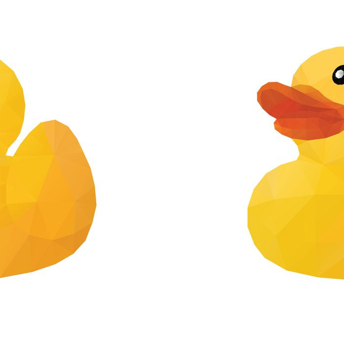 Rubber Duck polygon art Coffee Mug Gallery Image 2
