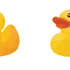 Rubber Duck polygon art Coffee Mug Gallery Image 2