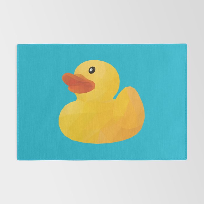 Rubber Duck polygon art Rug Gallery Image 2
