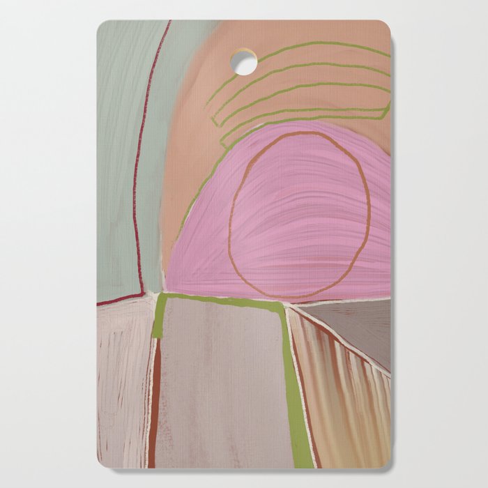 Large abstract oil painting xv Cutting Board Gallery Image 1