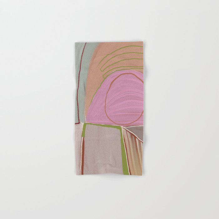 Large abstract oil painting xv Bath Towel Gallery Image 1