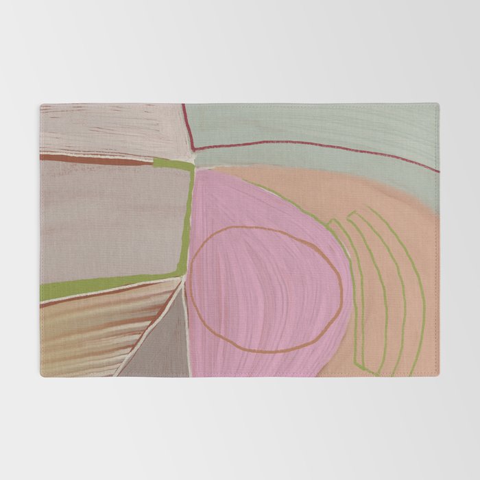 Large abstract oil painting xv Rug Gallery Image 2