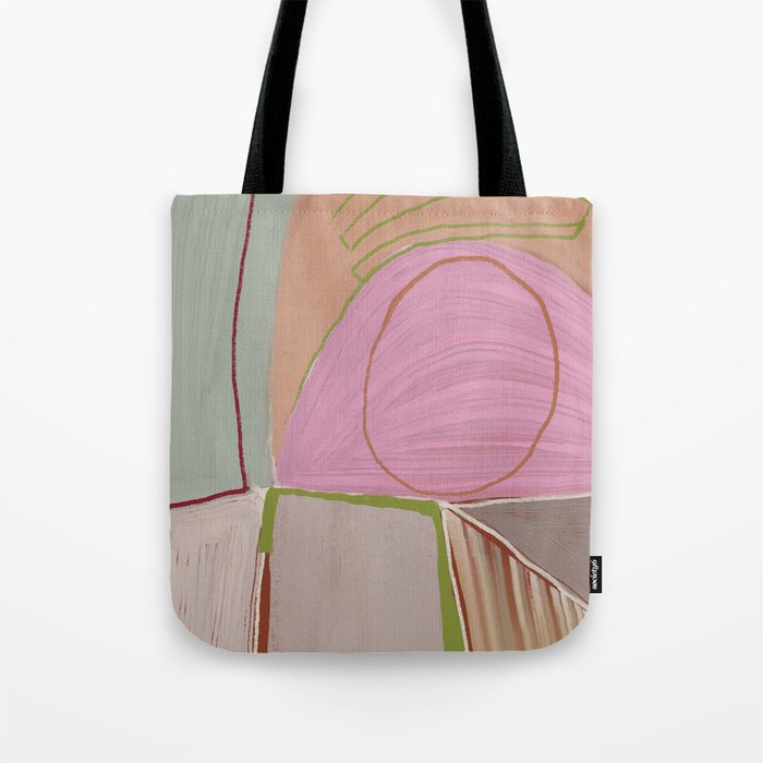 Large abstract oil painting xv Tote Bag Gallery Image 1