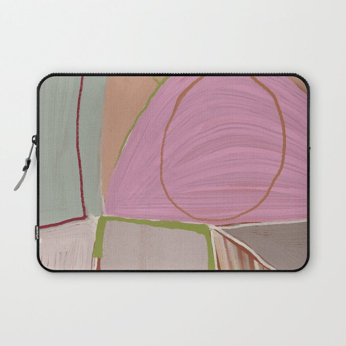 Large abstract oil painting xv Laptop Sleeve Gallery Image 1