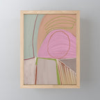 Large abstract oil painting xv Mini Art Print Gallery Image 1