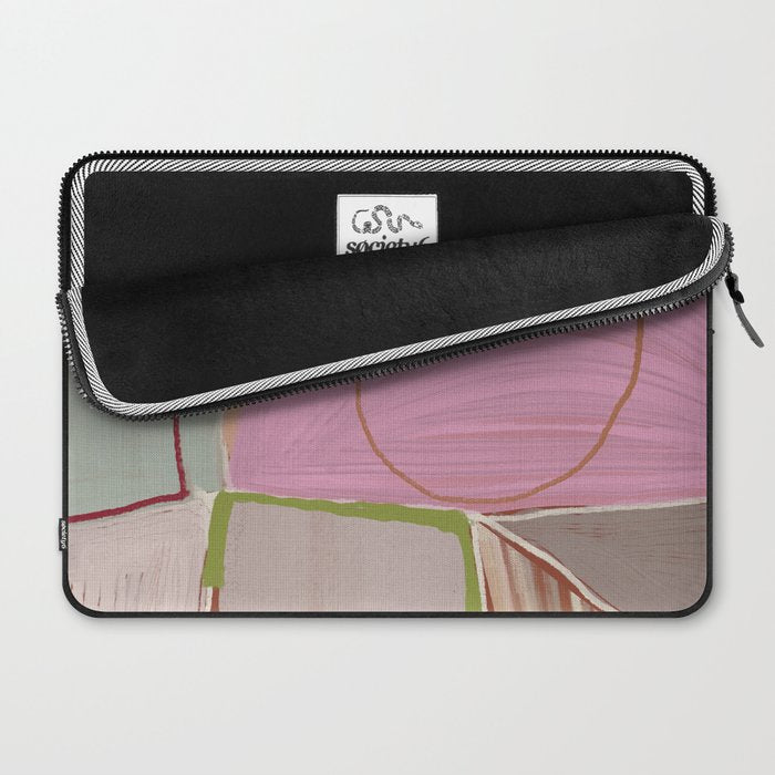 Large abstract oil painting xv Laptop Sleeve Gallery Image 2