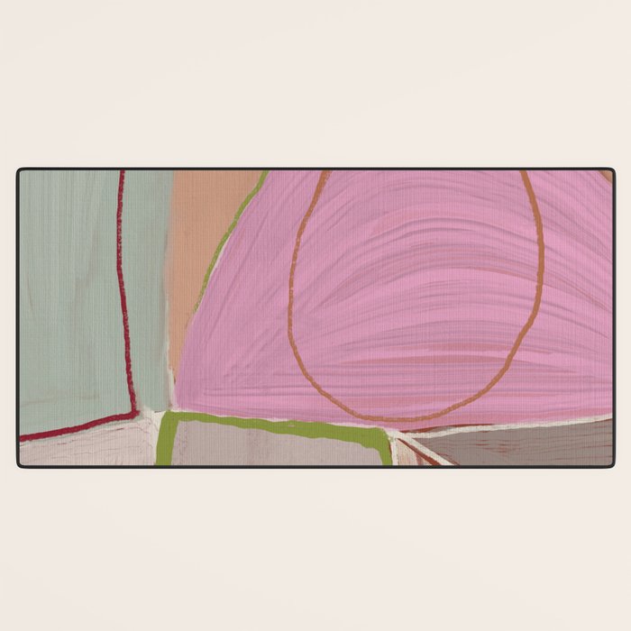 Large abstract oil painting xv Desk Mat Gallery Image 3