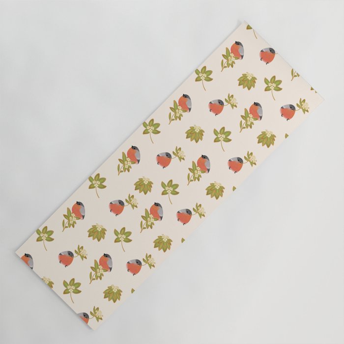 Eurasian bullfinch Yoga Mat Gallery Image 1