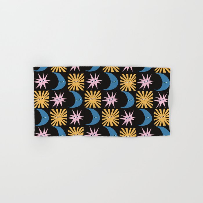 To The Moon and Back Pattern Bath Towel Gallery Image 1