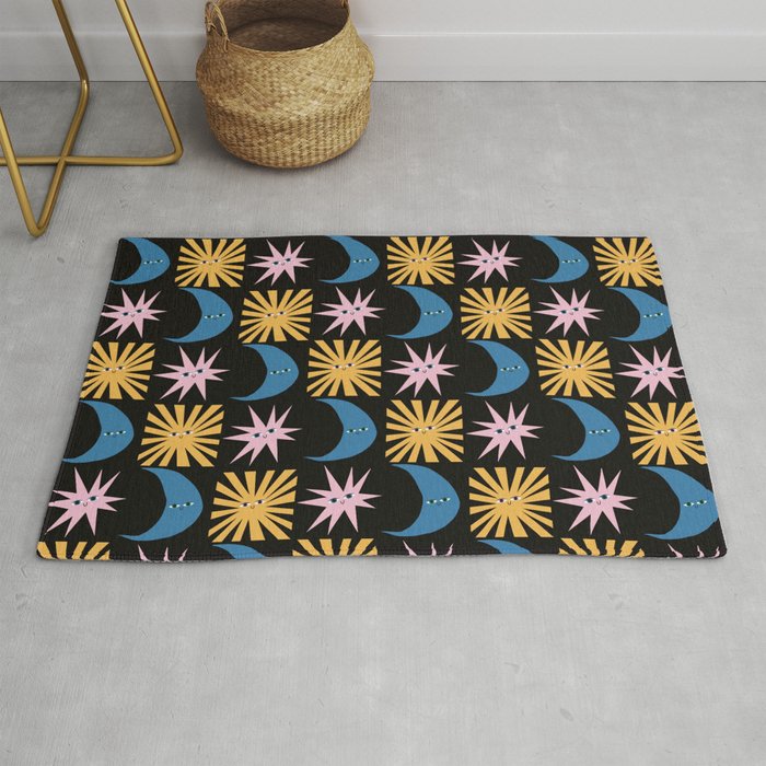 To The Moon and Back Pattern Rug Gallery Image 1