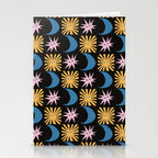 To The Moon and Back Pattern Stationery Card Gallery Image 2