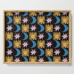 To The Moon and Back Pattern Serving Tray Gallery Image 1