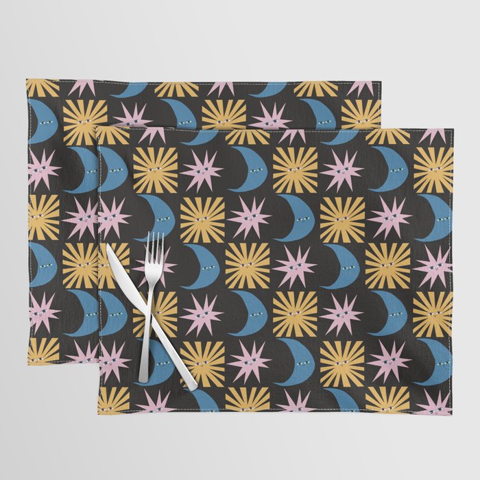 To The Moon and Back Pattern Placemat Gallery Image 1