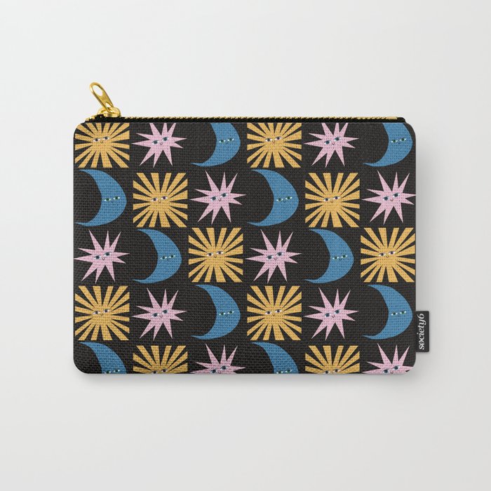 To The Moon and Back Pattern Carry All Pouch Gallery Image 1