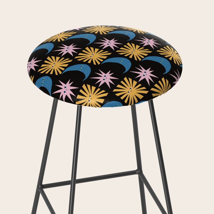 To The Moon and Back Pattern Stool Gallery Image 2