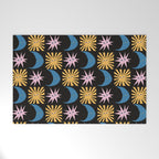 To The Moon and Back Pattern Welcome Mat Gallery Image 1