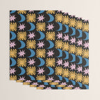 To The Moon and Back Pattern Wrapping Paper Gallery Image 3