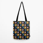 To The Moon and Back Pattern Tote Bag Gallery Image 2