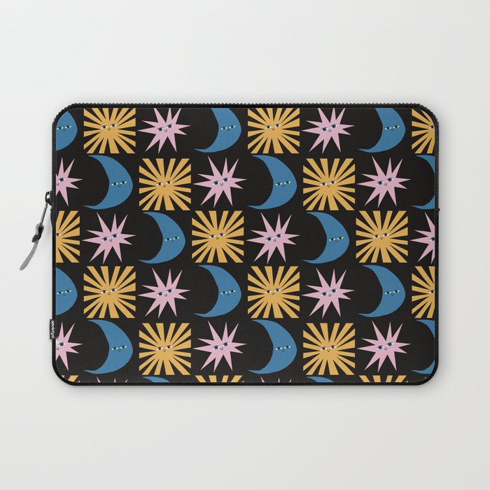To The Moon and Back Pattern Laptop Sleeve Gallery Image 1