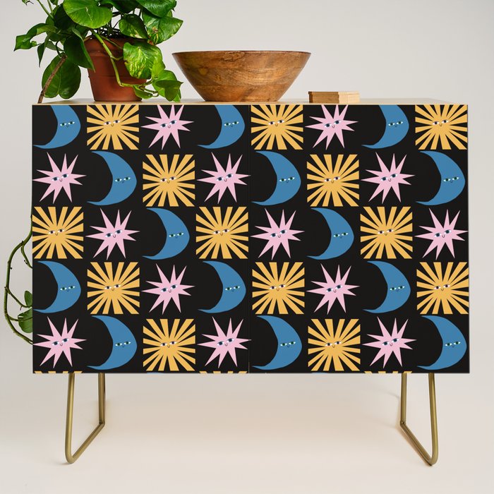 To The Moon and Back Pattern Credenza Gallery Image 1