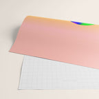 Tuscan  Landscape - Ombre Colors Minimalist Modern Abstract Iluustration  Wrapping Paper Gallery Image 2