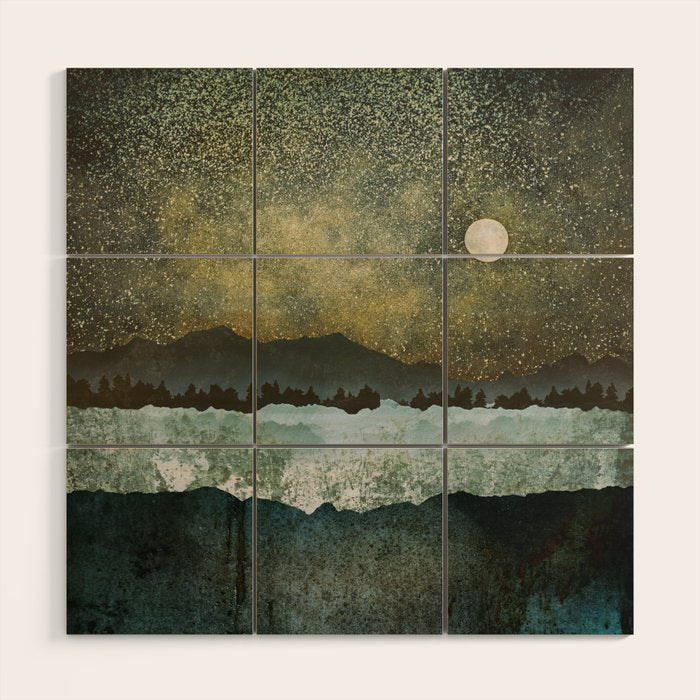 Stars Wood Wall Art Gallery Image 1