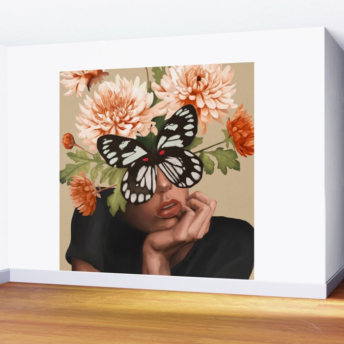 Obscured Beauty 2 Wall Mural Gallery Image 2