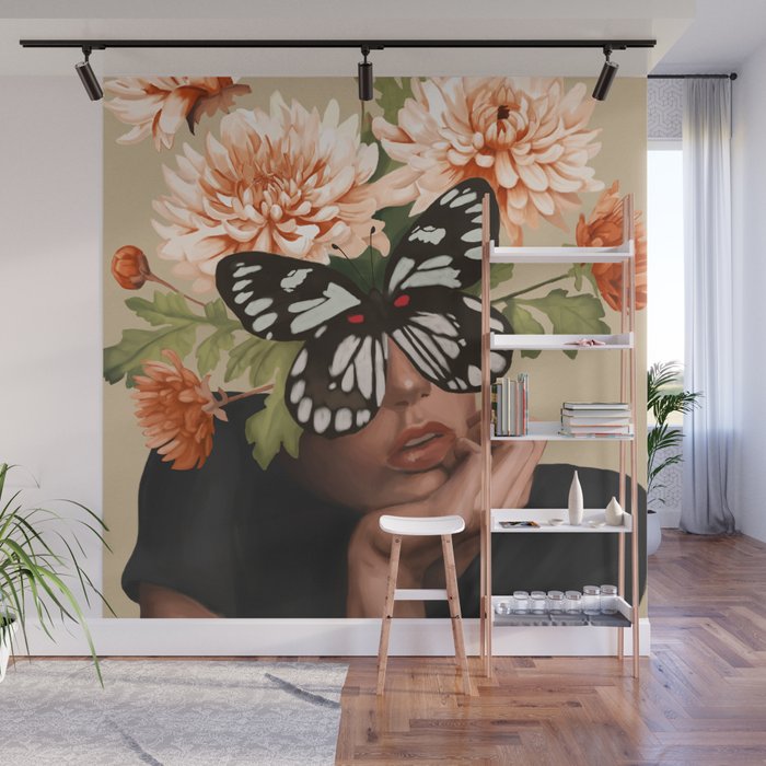 Obscured Beauty 2 Wall Mural Gallery Image 1