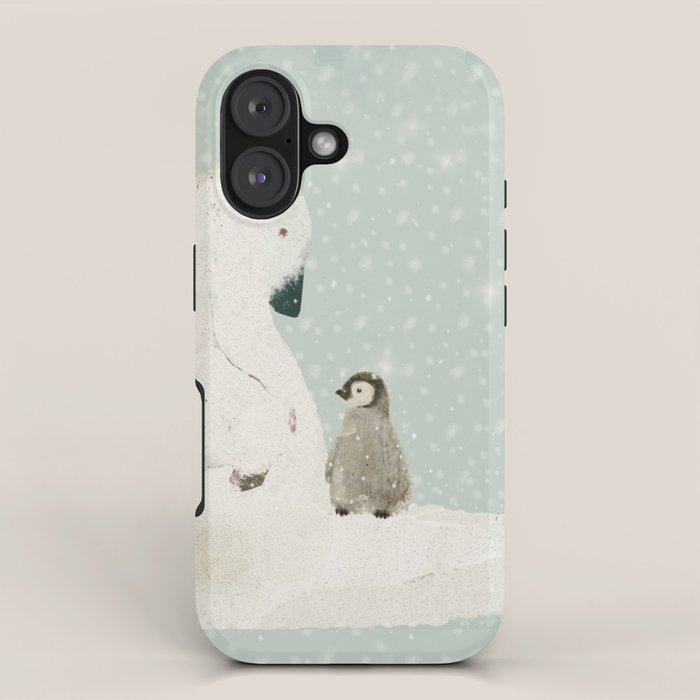 penguin and bear iPhone Case Gallery Image 1