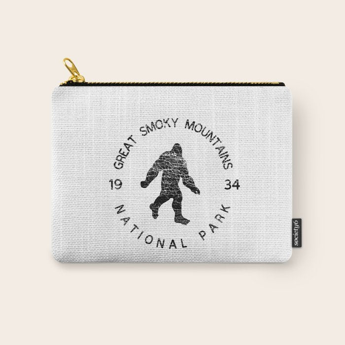 Great Smoky Mountains National Park Sasquatch Carry All Pouch Gallery Image 1