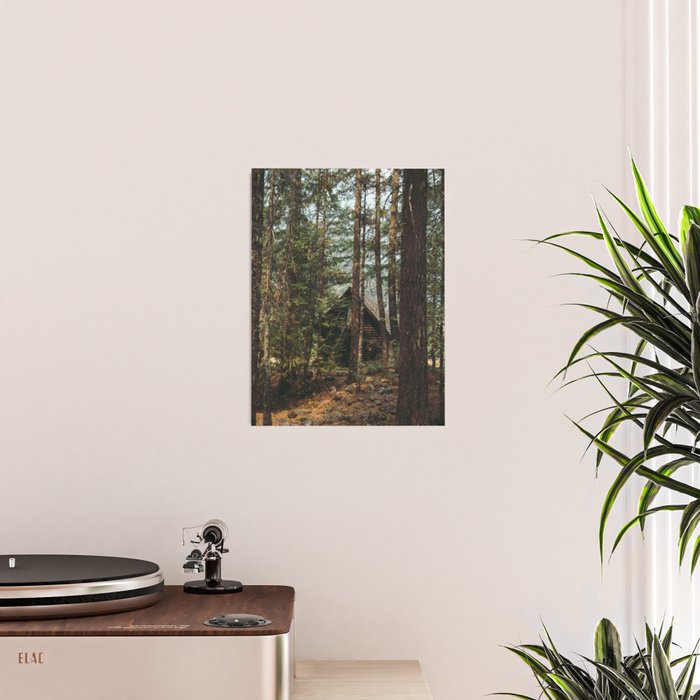 Woodland Cabin Poster Gallery Image 2