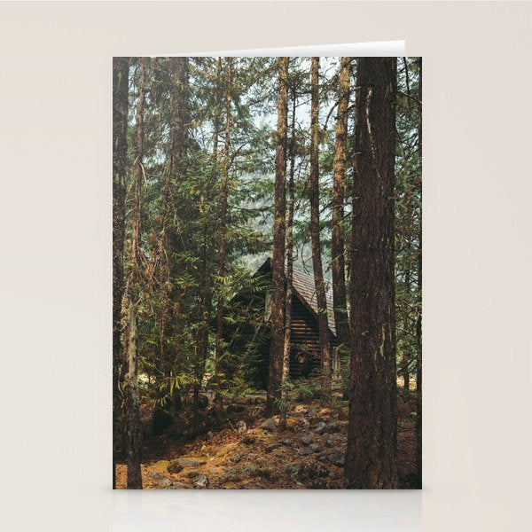 Woodland Cabin Stationery Card Gallery Image 1